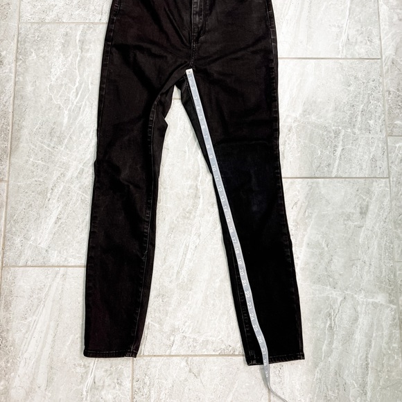 PacSun Black Super Hi-Rise Stretch Jean Jegging  Size 28 - Picture 5 of 7